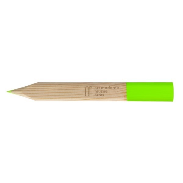 Crayon fluo vert surligneur gravure laser