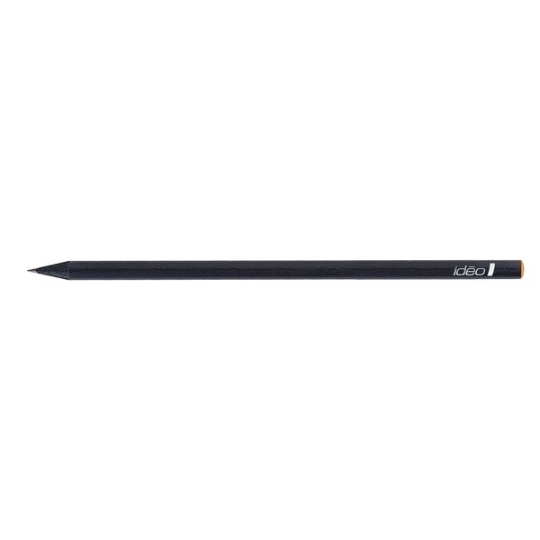 Crayon bois rond 17,6 cm tête pastillée