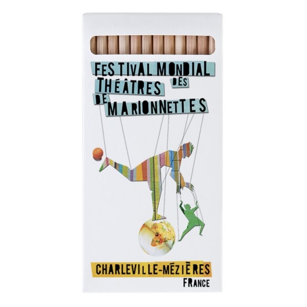 Étui 12 crayons de couleurs Eco 17,6 cm