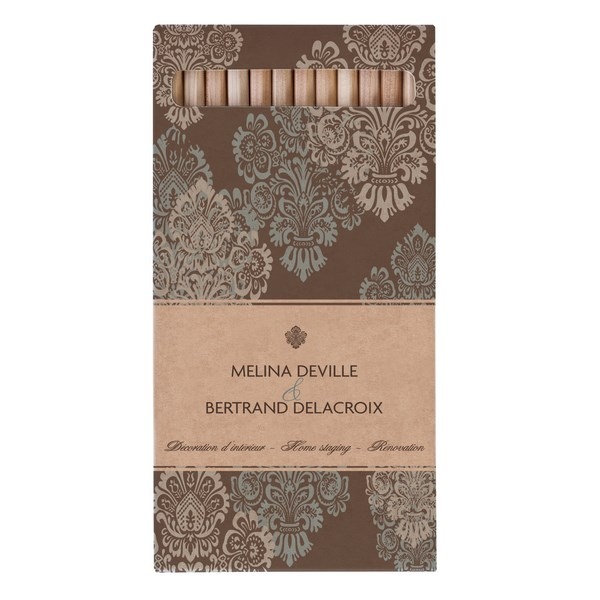 Étui 12 crayons de couleurs Eco 17,6 cm