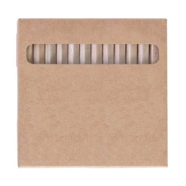 Étui 12 crayons de couleurs Eco 8,7 cm -