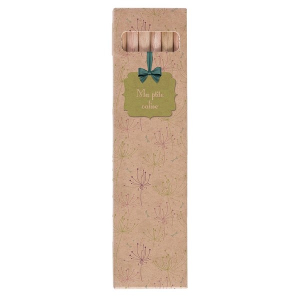 Étui 6 crayons de couleurs Eco 17,6 cm