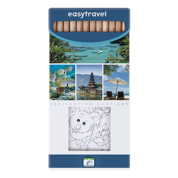 Kit coloriage 12 Crayons 8,7 cm