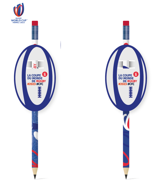 Crayon Messager rugby ou sur-mesure