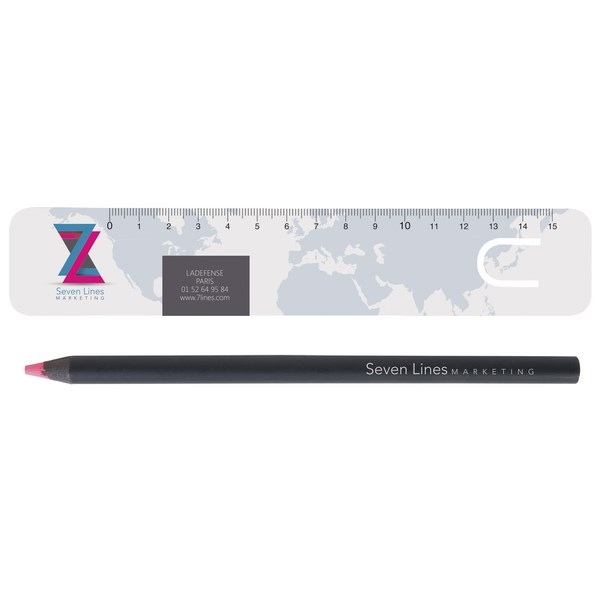 Kit bureau fluo rose 17,6 cm P