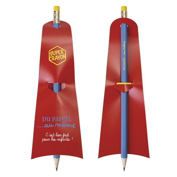 Super crayon avec cape-SUPMAN