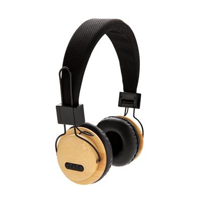 Casque audio sans fil en bambou - 2