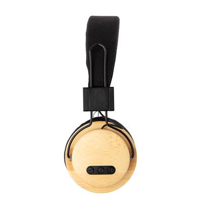 Casque audio sans fil en bambou - 5