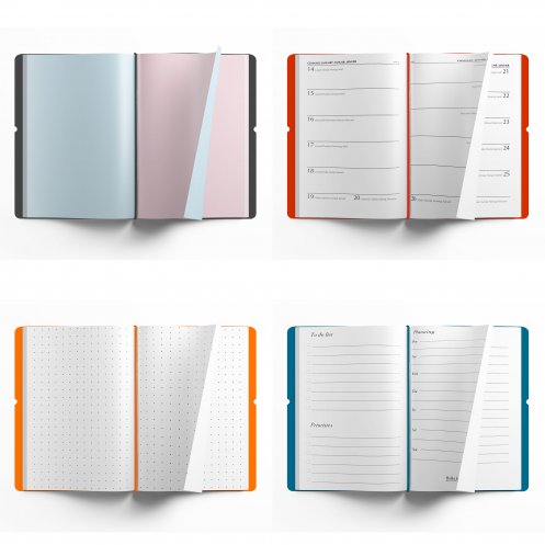 Bullet Journal cuir régénéré - Made in Europe - 3