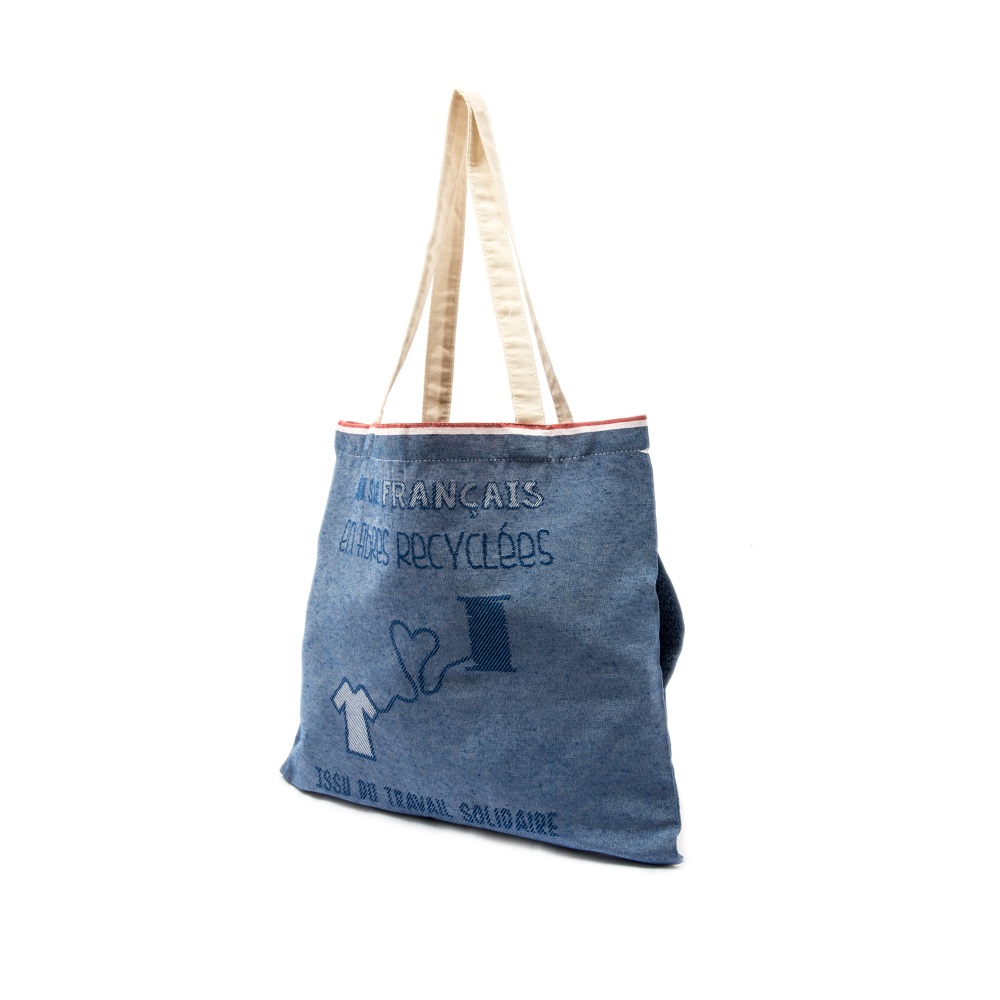 Tote Bag à poche Recyclé, Solidaire et Made in France - 8