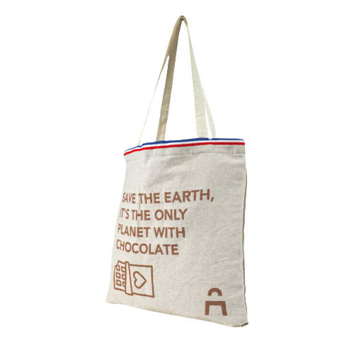 Tote Bag à poche Recyclé, Solidaire et Made in France
