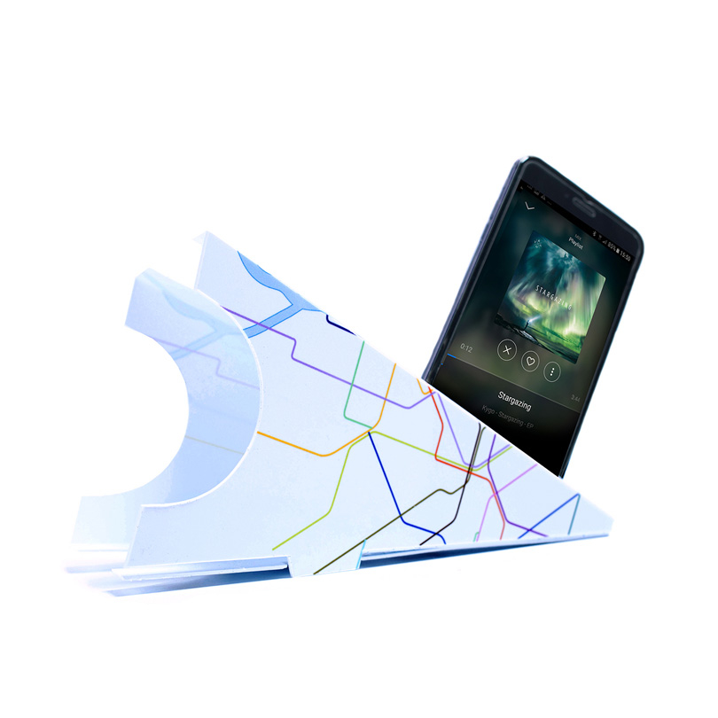 Amplilib, l'enceinte écologique en forme de Tour Eiffel