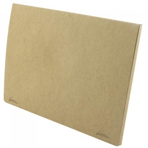 Pochette en carton recyclé, fermeture par encliquetage - Made in France - 1