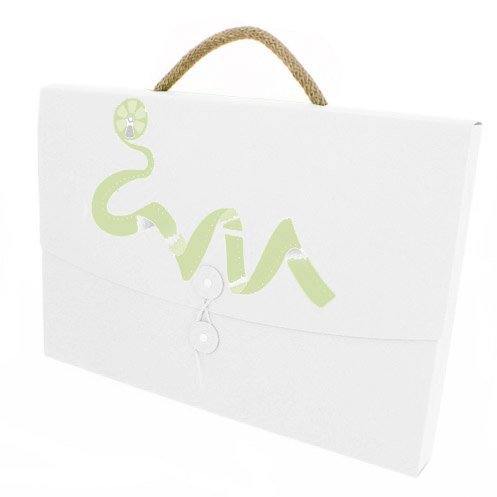 Valisette en carton recyclé, Made in France