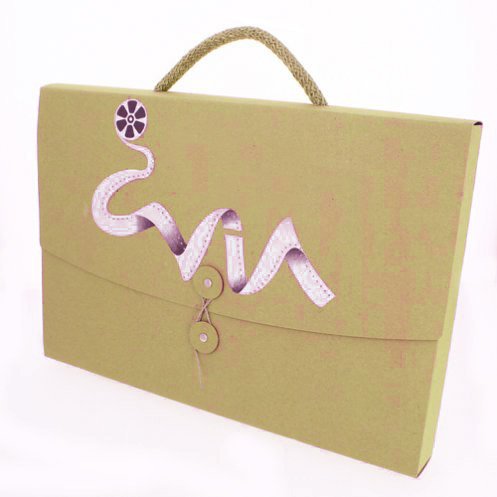 Valisette en carton recyclé, Made in France - 3