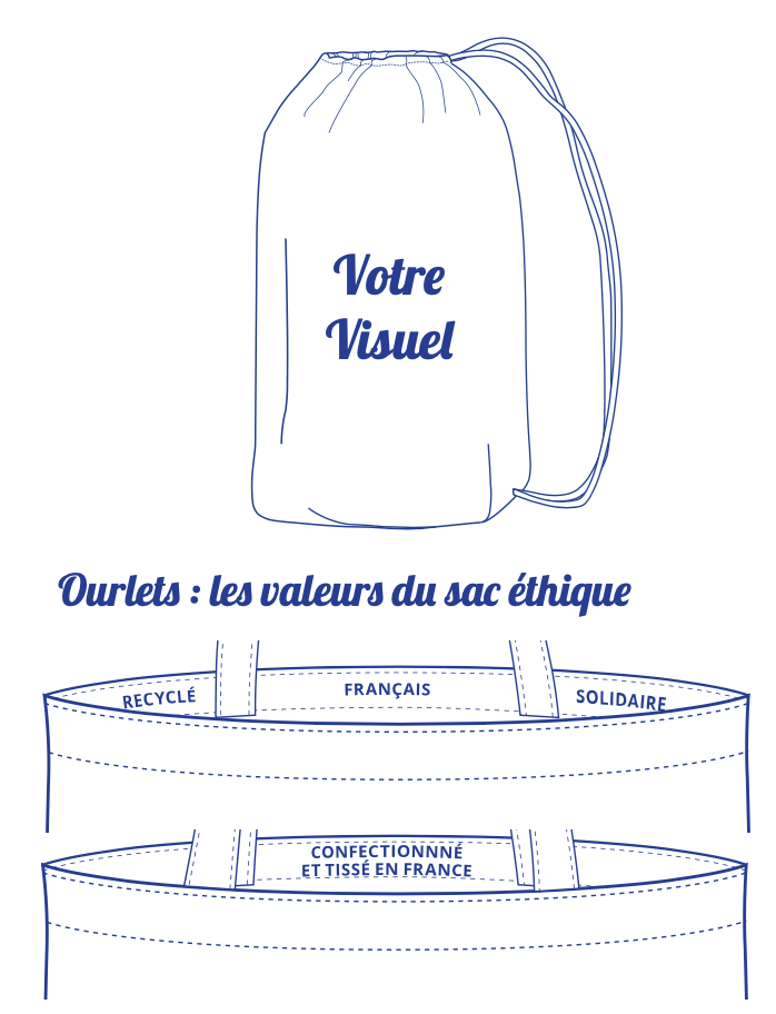 Grand Gym Bag Recyclé et Made in France - 4