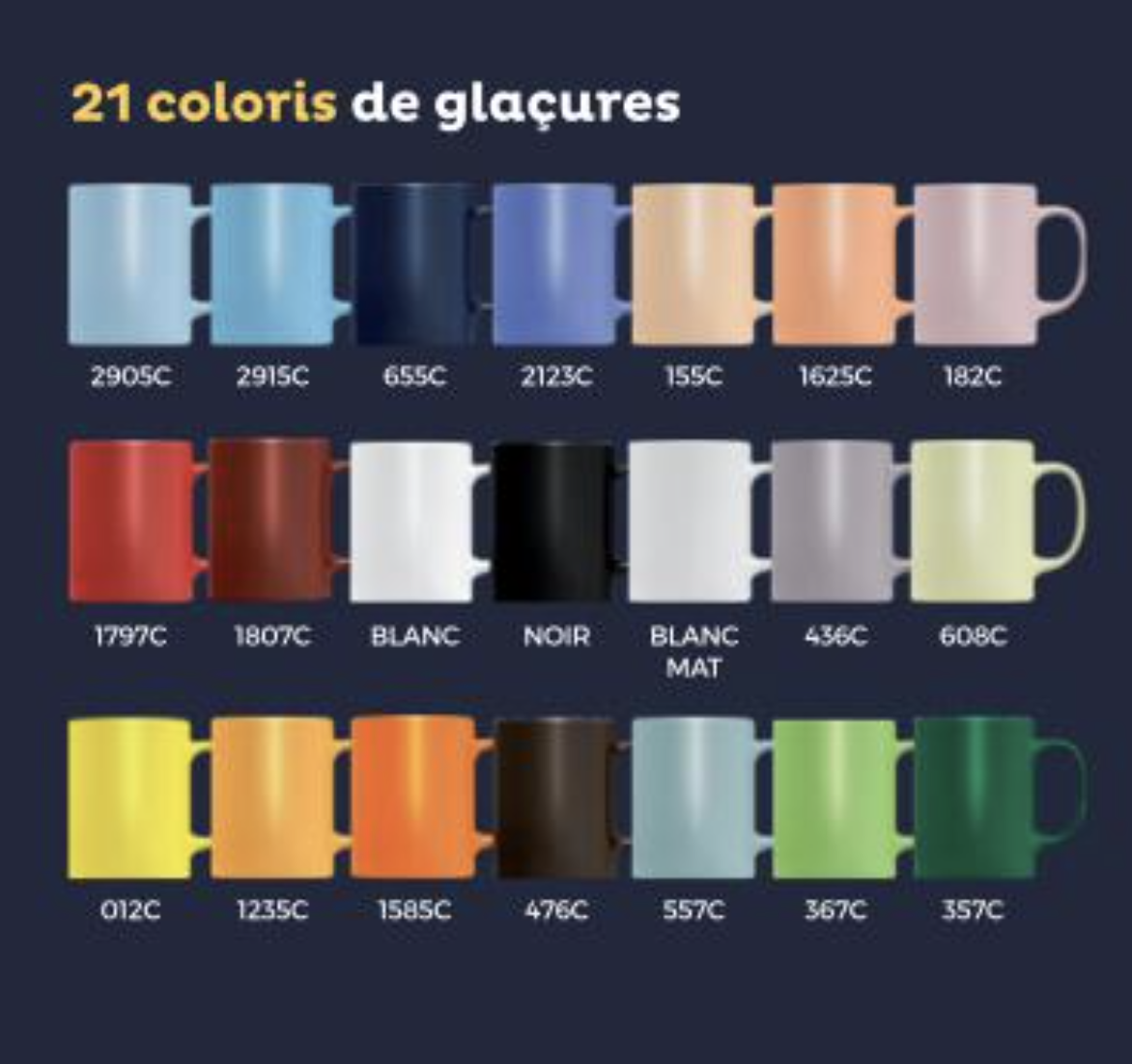 Tasse céramique Fidel 280 ml - Made in Europe - 5