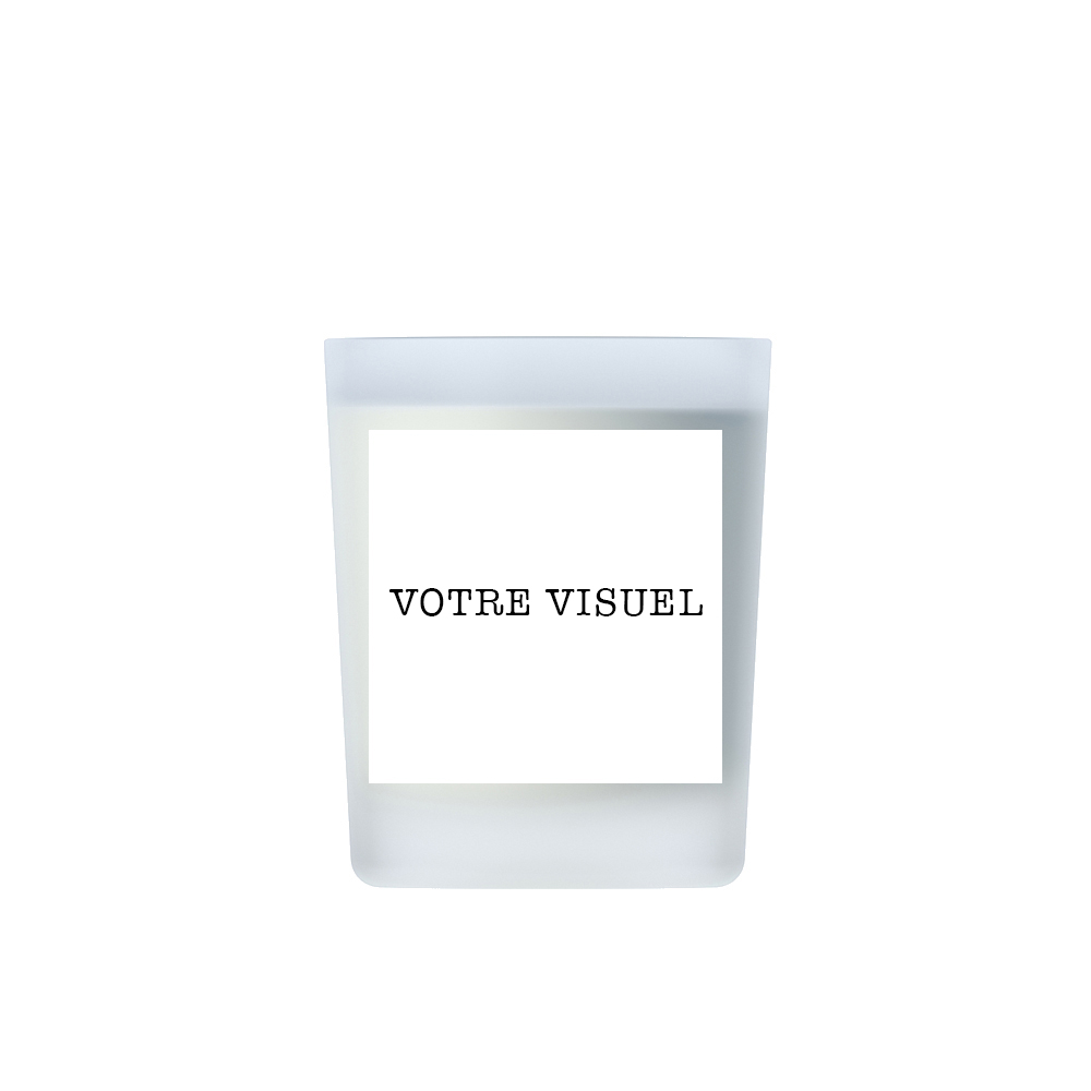 Bougie sur mesure en Verre transparent personnalisable Made in France - 5