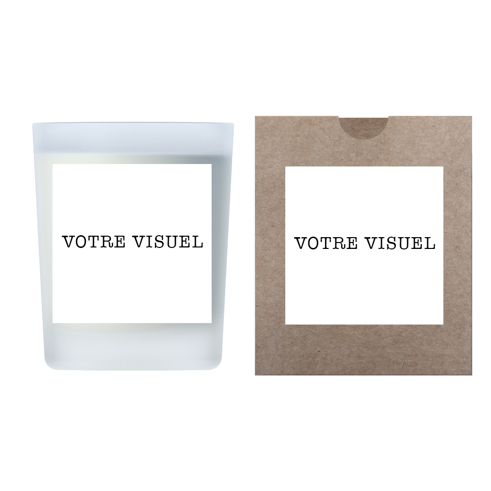 Bougie sur mesure en Verre transparent personnalisable Made in France - 6