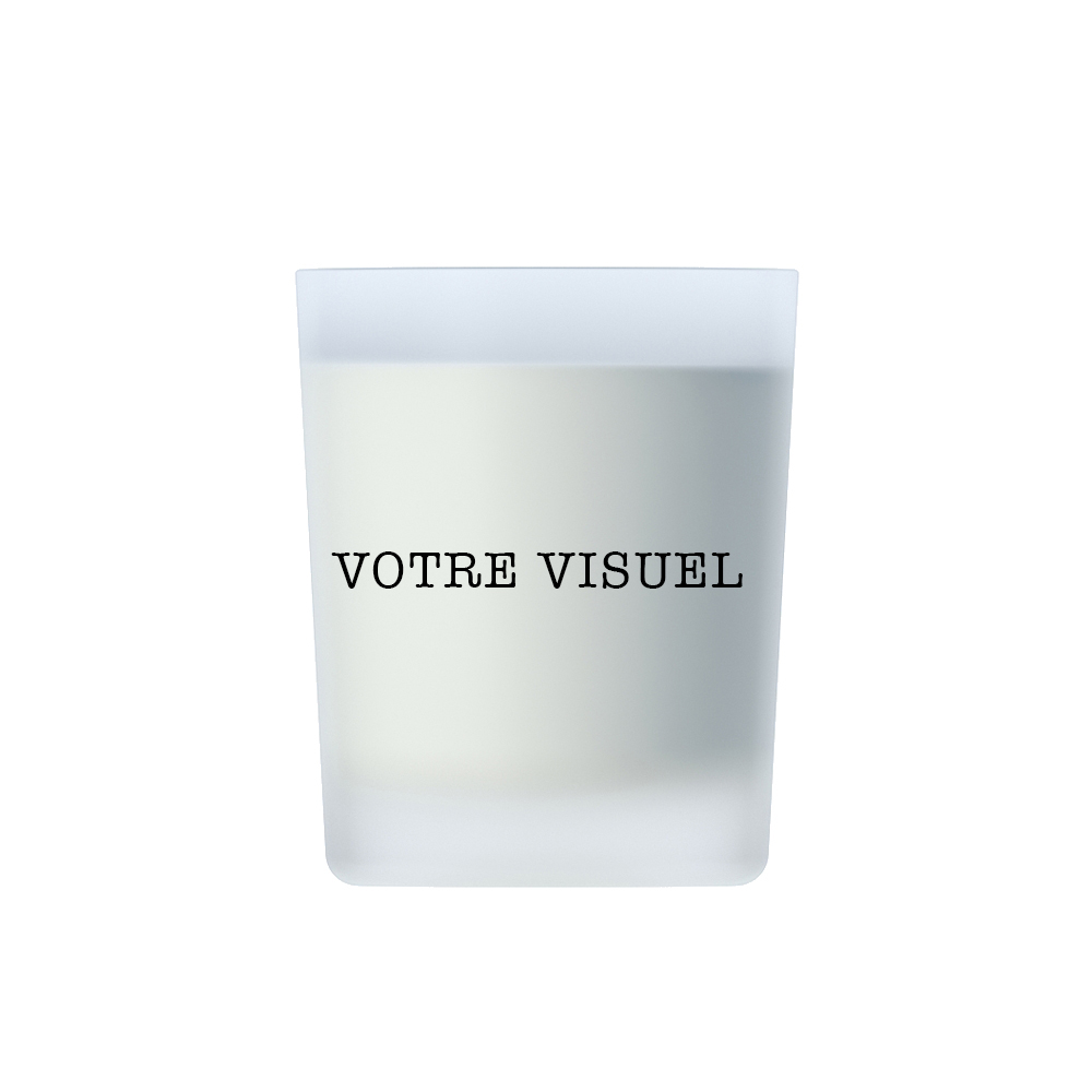 Bougie sur mesure en Verre transparent personnalisable Made in France - 7