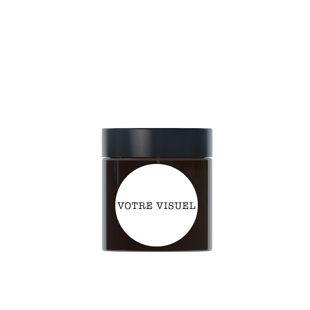 Bougie Made in France dans pot en verre fumé personnalisable - 3