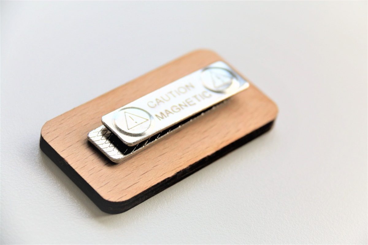 Badge à glissière en bois Made in France - 5