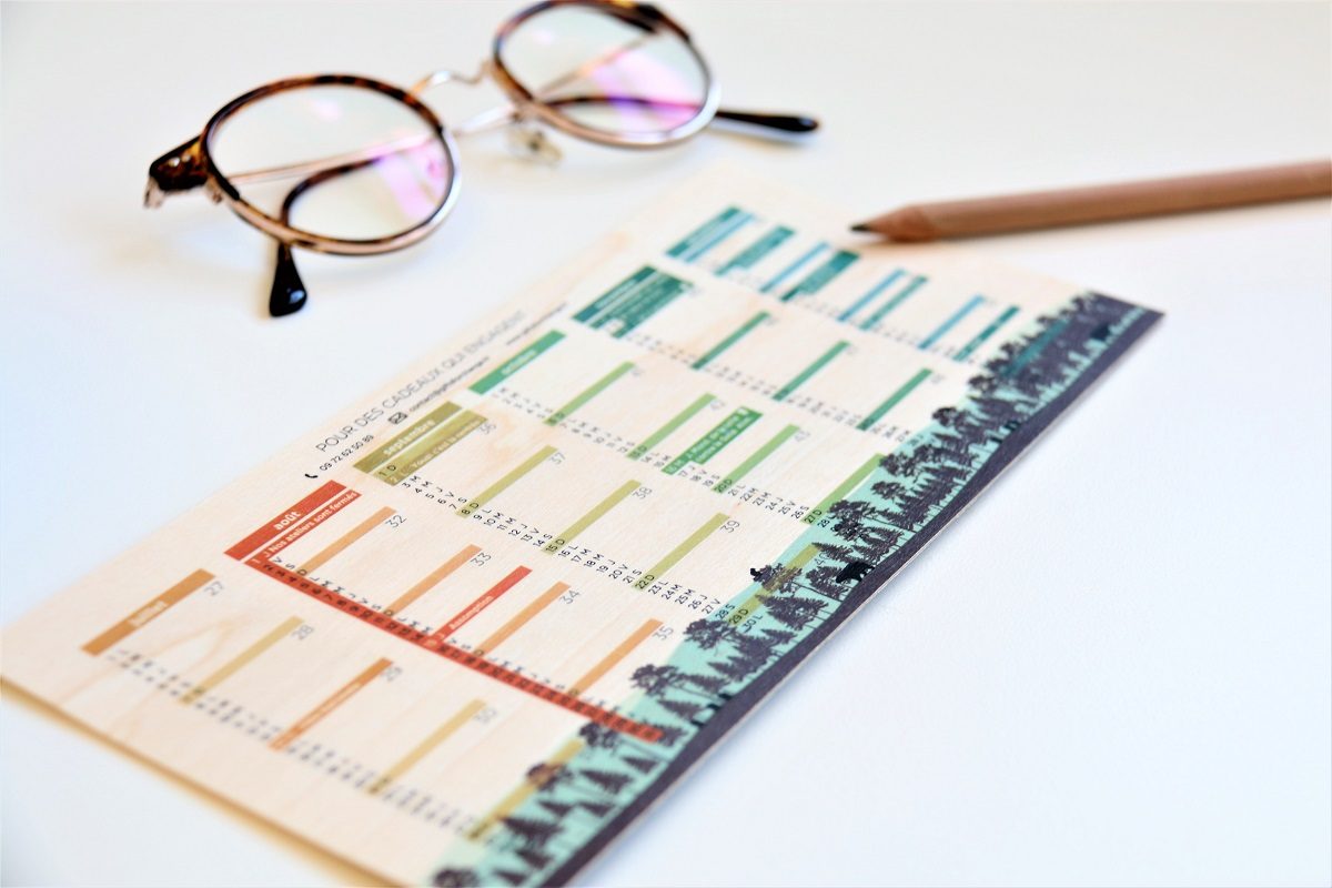 Calendrier en Bois Made in France - 1