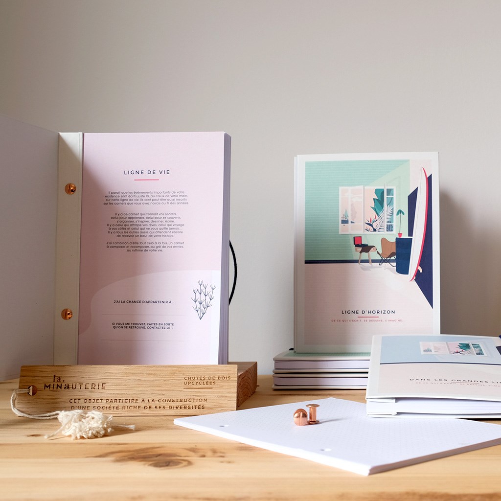 Carnet rechargeable "Le Voyageur" - Carnet de voyages -