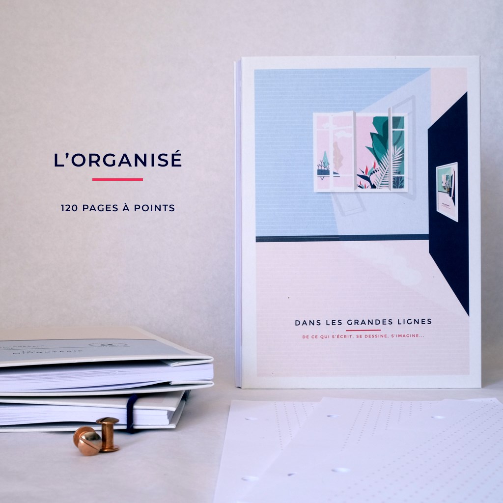 Carnet rechargeable "L'Organisé" - Bullet Journal - 2