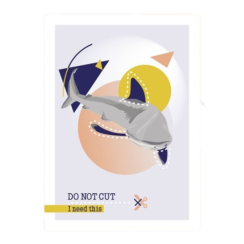 Affichette DO NOT CUT Requin