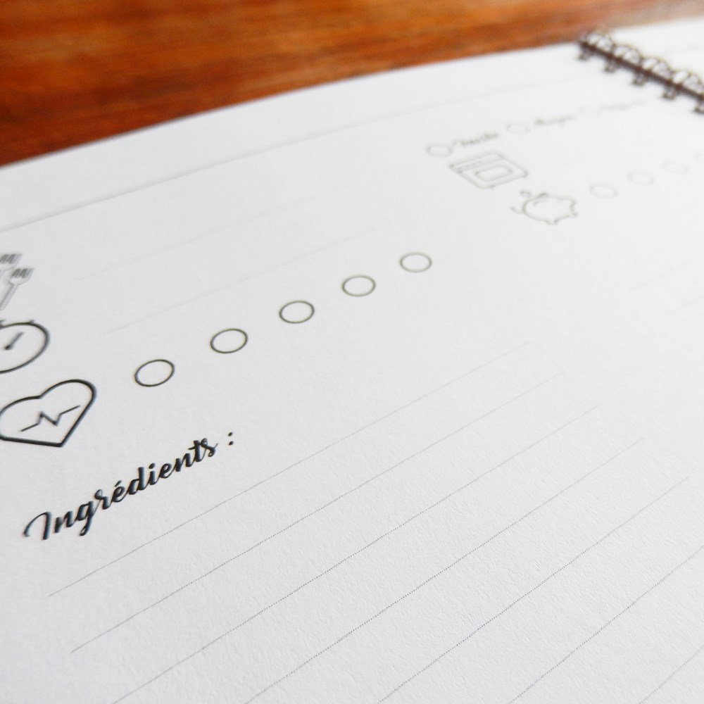 CARNET - MES RECETTES DE FRUITS & LÉGUMES - 2