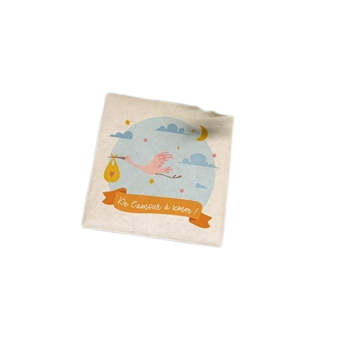 Sachets de graines bio pour naissance