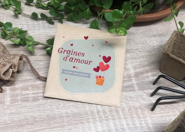 Sachets de graines bio pour baptême - 2