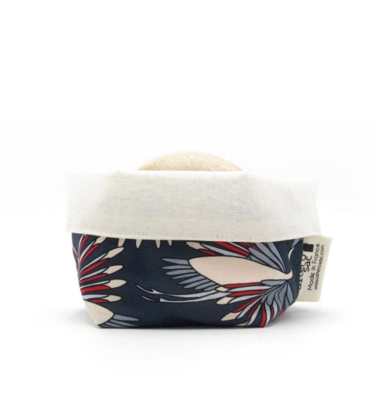 Panier de rangement en coton bio réversible - 2