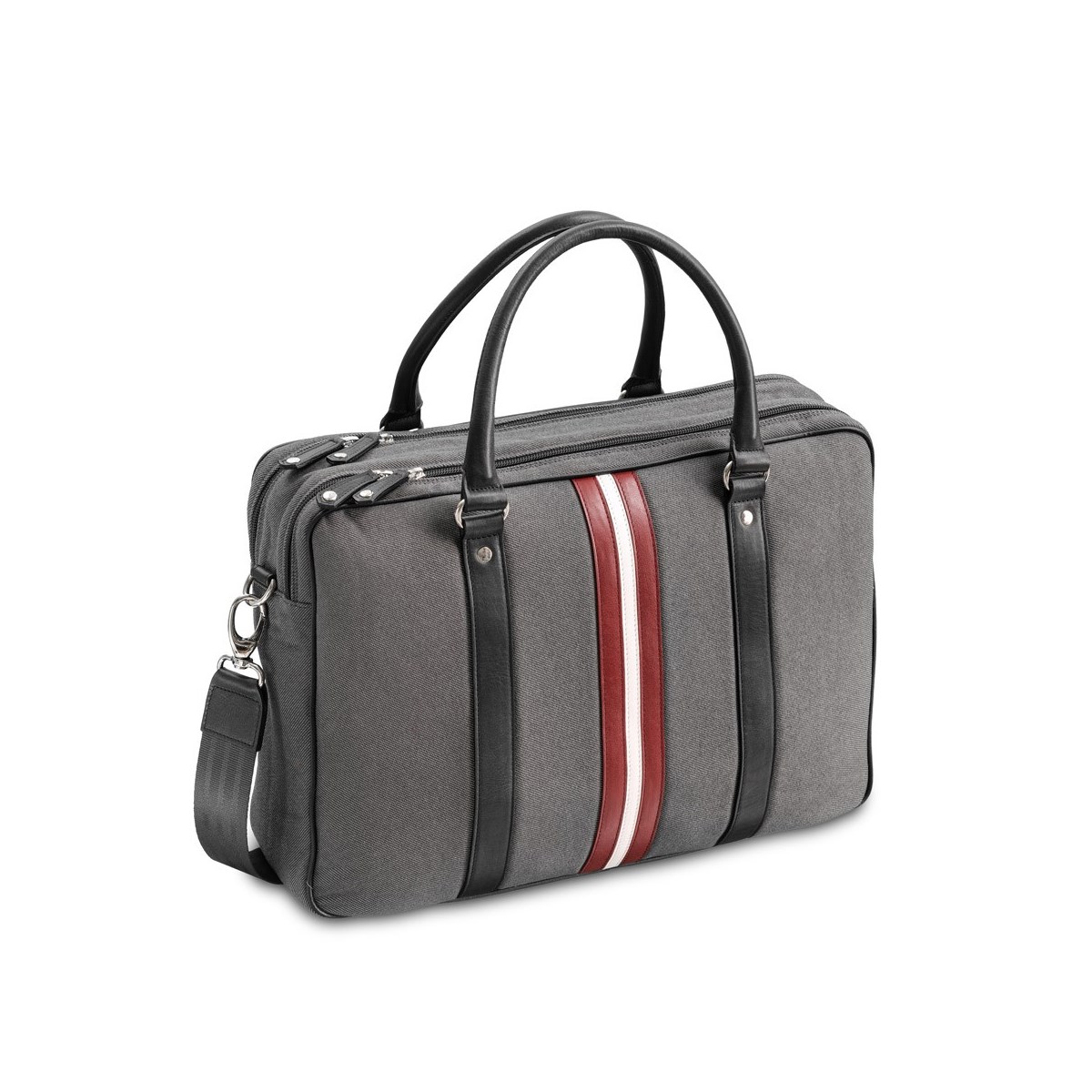 Sac ordinateur 15 pouces gris et bordeaux