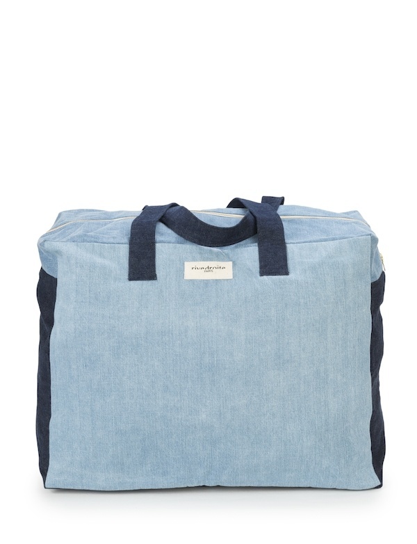 Elzevir le grand sac week-end en denim
