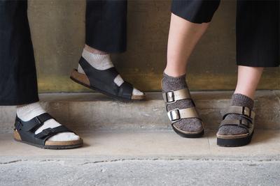 Socquettes invisibles fabriquées à partir de chaussettes recyclées Made in France. -