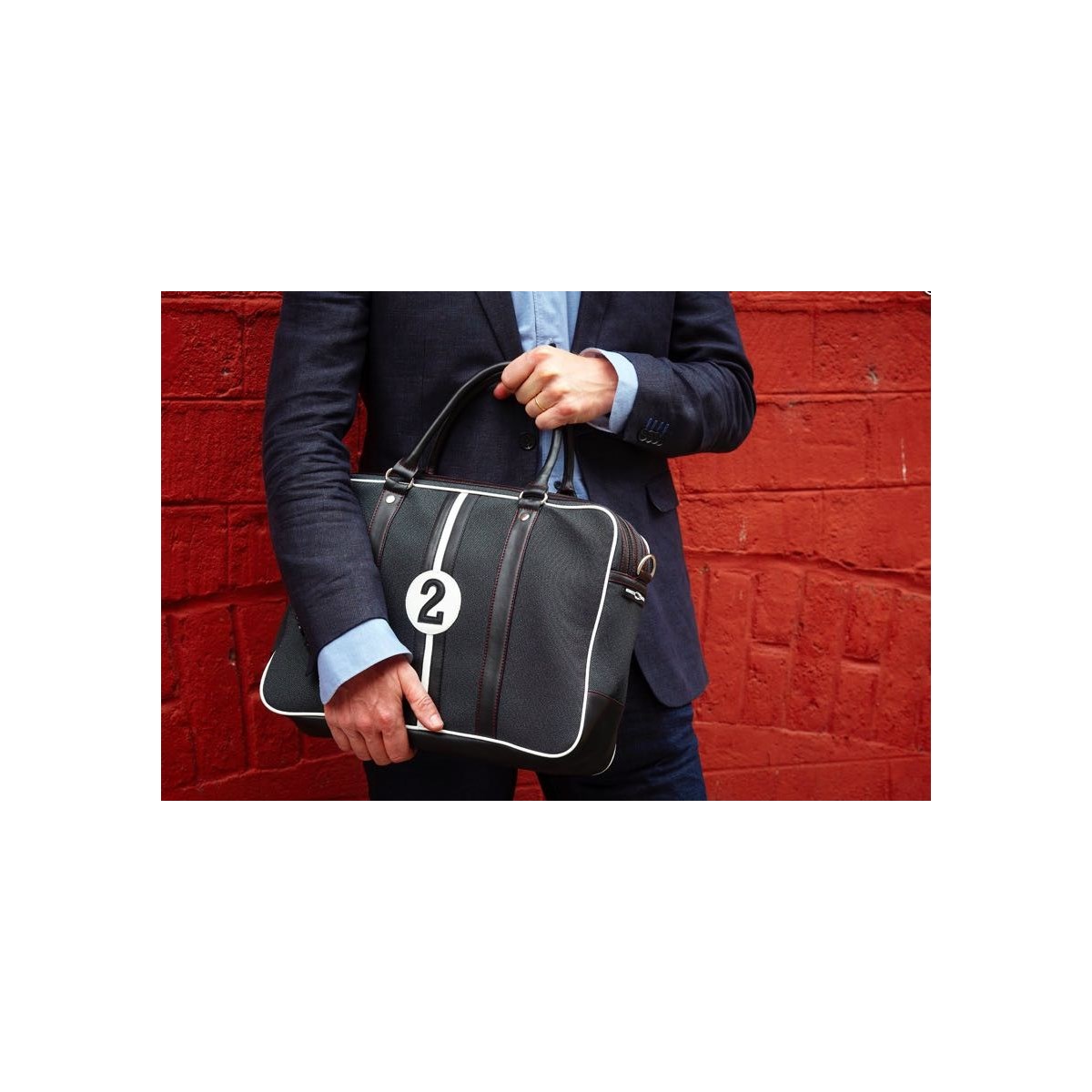 Sac ordinateur 15 pouces gris et noir - William - 5