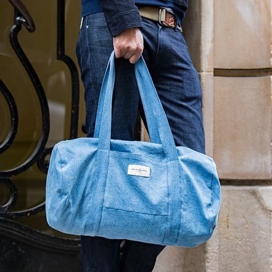 Charlot - Le grand sac polochon en denim upcyclé - 4
