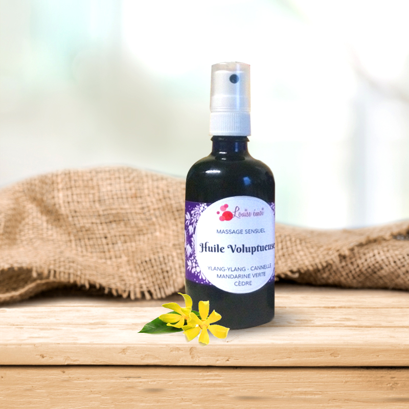 Huile de massage biologique - Huile Voluptueuse