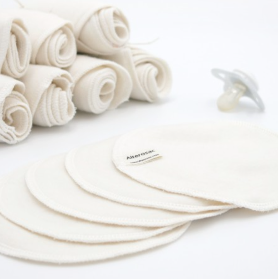 Lot de 5 lingettes lavables en coton bio multi-usages - 2