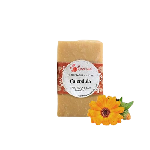 Savon solide biologique hydratant - Calendula