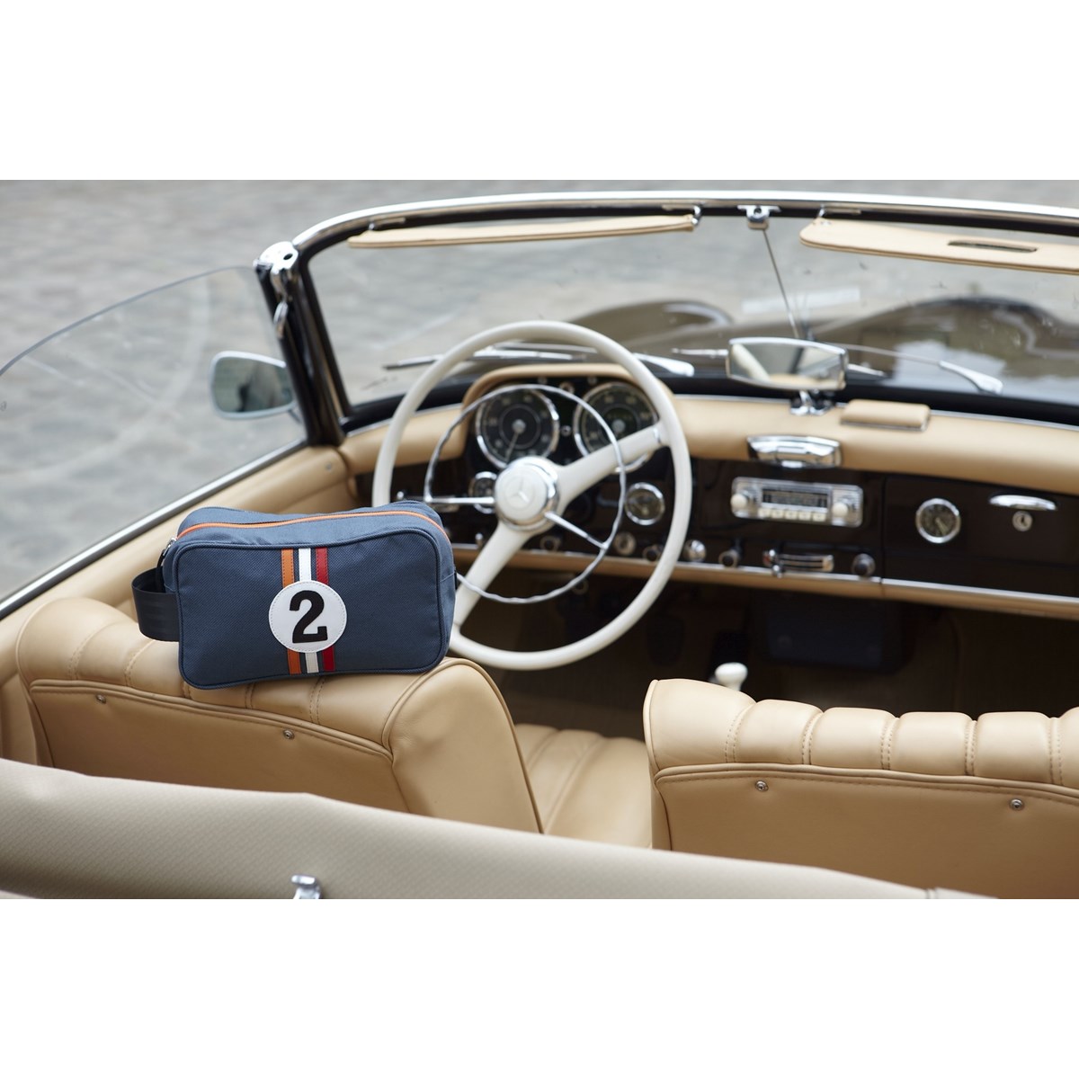 Trousse de toilette bleu pétrole - Bobby OR2 -