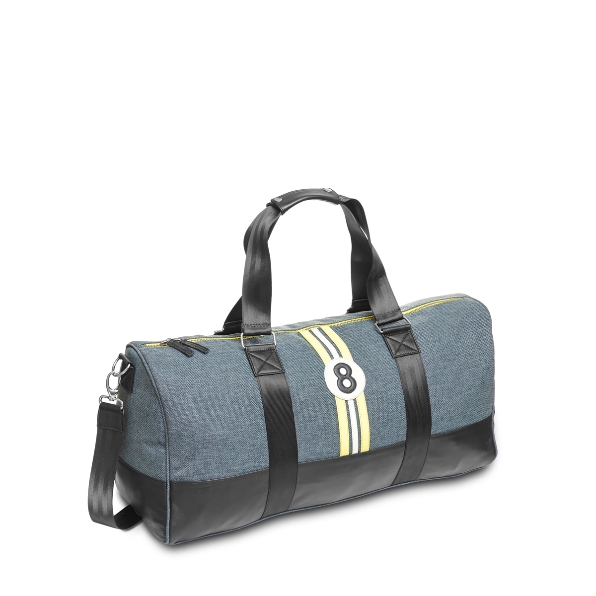 Sac de voyage cuir et tissu - Willy Clark M