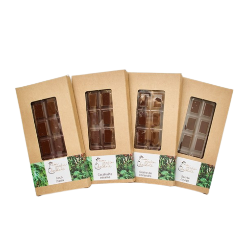 Pack dégustation de 3 tablettes de chocolat issu de l'agriculture biologique - 4