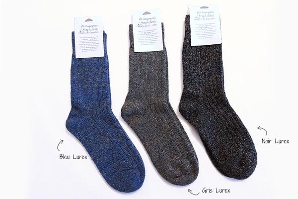 Chaussettes - Laska - fabriquées à partir de chaussettes recyclées Made in France. -