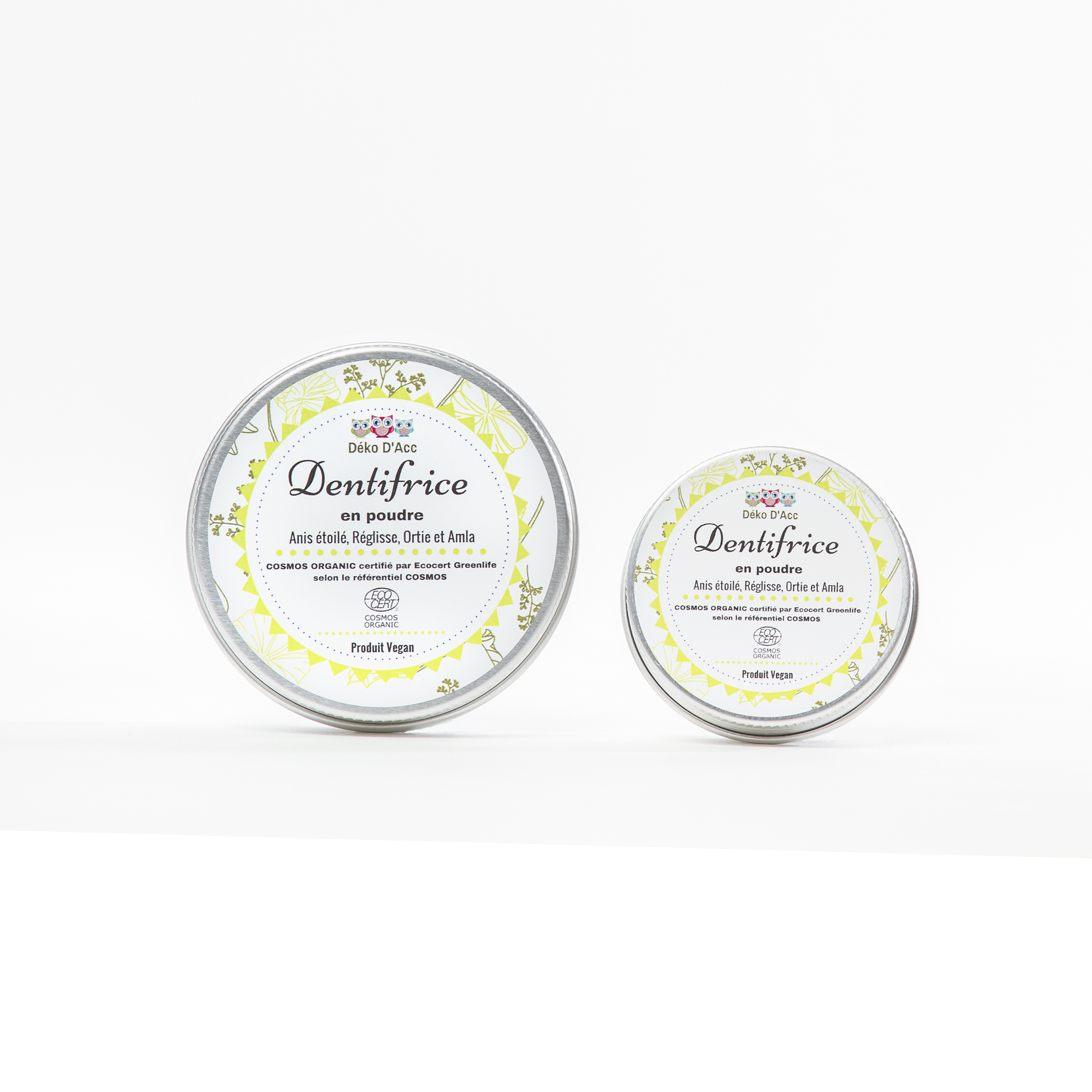 Dentifrice en poudre certifié biologique