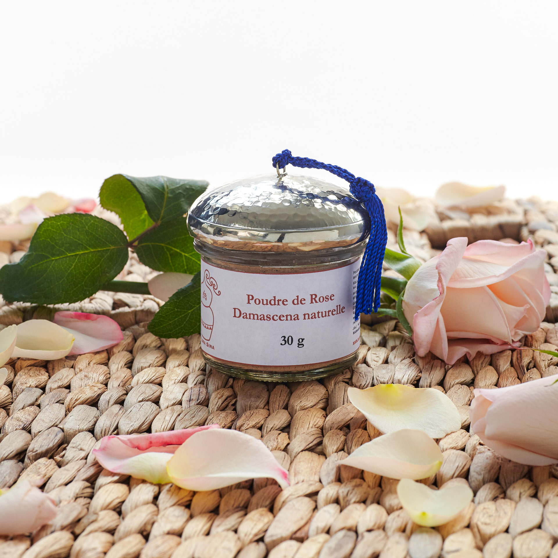 Poudre de rose damascena naturelle - 30g