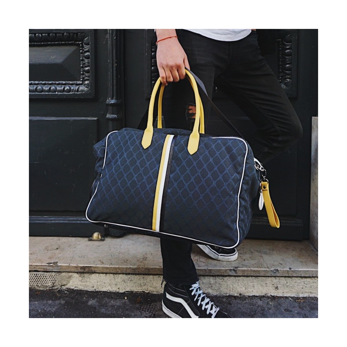 Sac cabine noir et jaune - Giovana JBM3 -