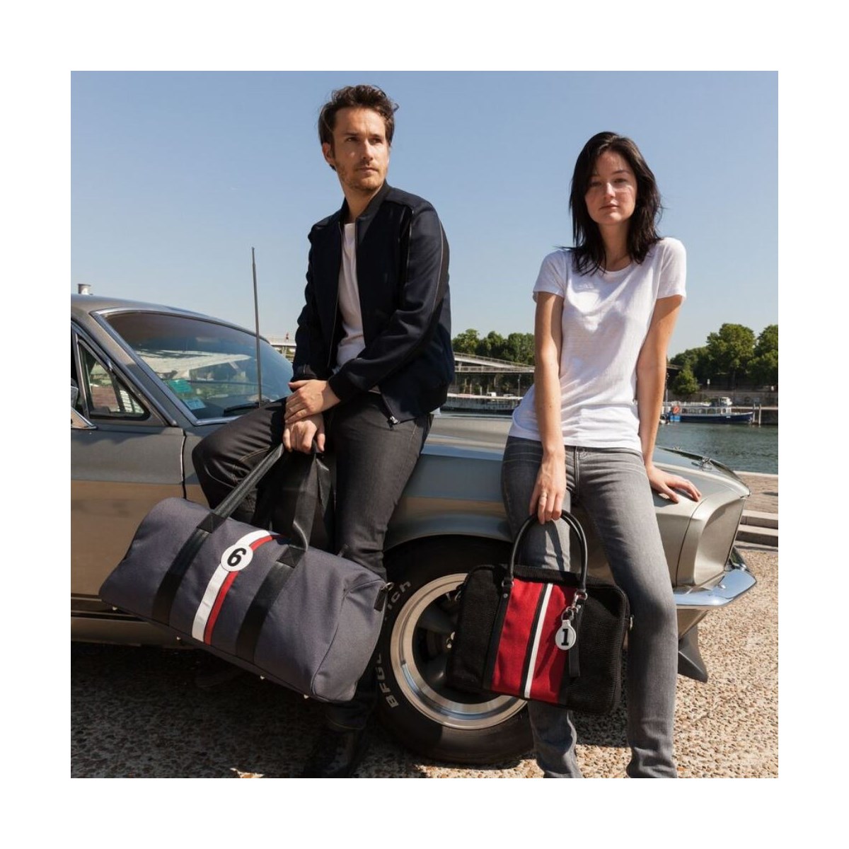 Sac de voyage gris foncé - Riccardo NRB -